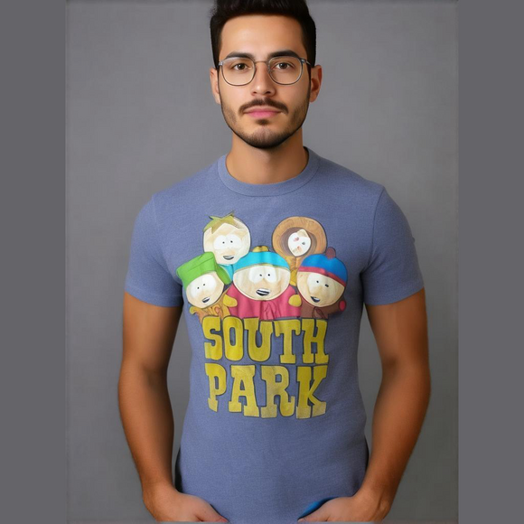 South Park Other - Men's South Park T-Shirt Small Blue